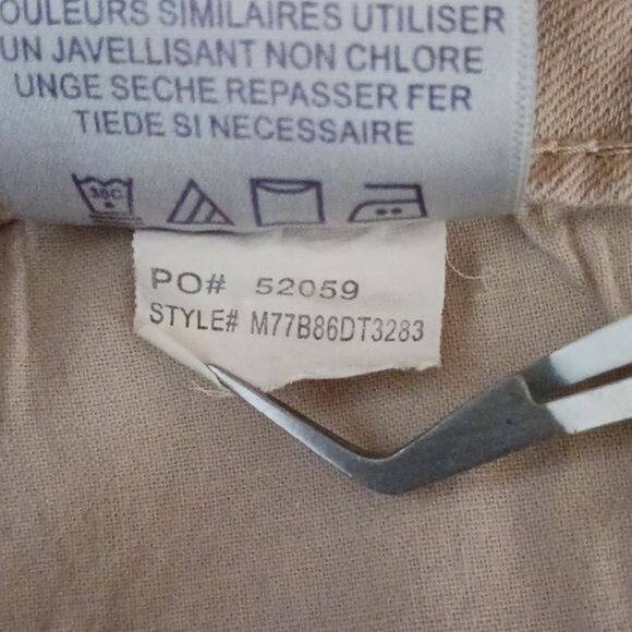 NYDJ Womens Light Tan Crop Jeans, Denim Pants, Size 4 - Picture 13 of 13